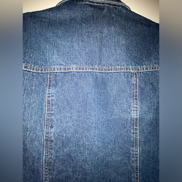Havana Jack’s Cafe blue Denim Jacket Pockets women’s Size S Small 100% Cotton - Picture 11 of 12